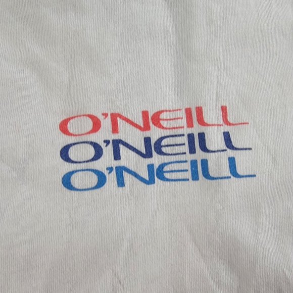 O'Neill Burst Mens Large White Short Sleeve Tee Standard Fit Casual Lightweight - Picture 5 of 12